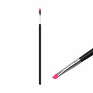 Kaldnurgaga pintsel silikoonist roosa